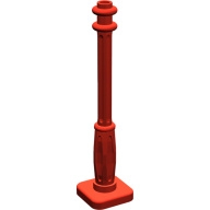 Lego sloup pouličního osvětlení 2x2x7, červená (203921, 4160237)